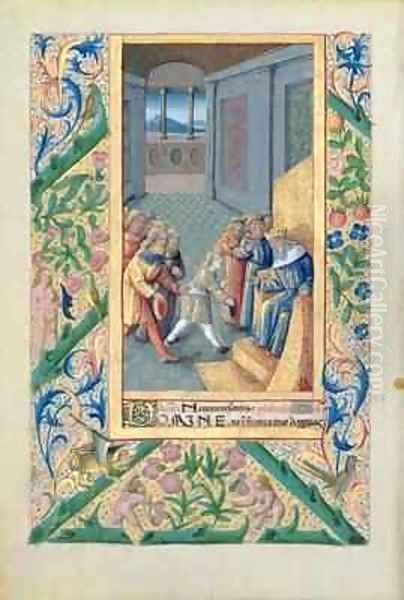 David being sent to Saul - view 1