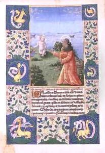 Louis of Orleans 1462-1515 praying before the Christ Child