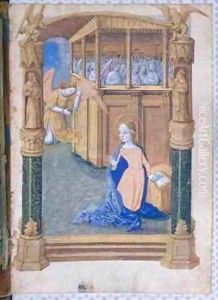 The Annunciation by Jean Colombe