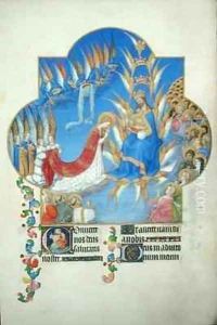 The Coronation of the Virgin by Jean Colombe