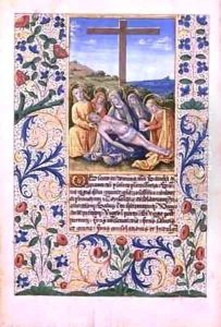 The Lamentation by Jean Colombe