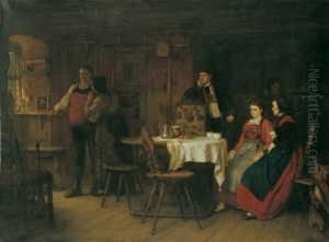 Ein Sturmischer Verlobungstag. by Eduard Kurzbauer