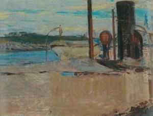 Sul Battello A Vapore A Concarneau by Max Kurzweil