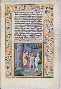 Expulsion from the Garden of Eden by Jean Colombe