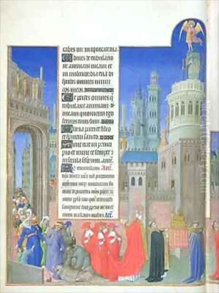 Procession of Gregory the Great to end the plague in Rome - view 1