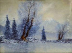 Zima Pri Rieke Poprad by Jeno Kuszka