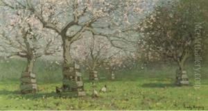 A Flowering Orchard by Cornelis Kuypers
