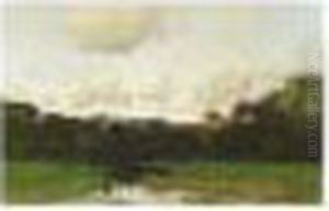 Cows In A Summer Landscape Cows In A Summer Landscape