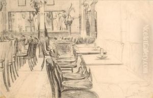 Cafe De Rustende Jager by Harrie Kuyten