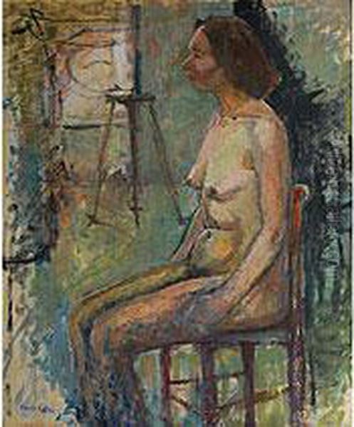 Frauenakt Im Atelier - view 1