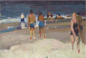 At The Beach by Harrie Kuyten