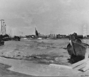 The Harbour Of Arnemuiden by Harrie Kuyten