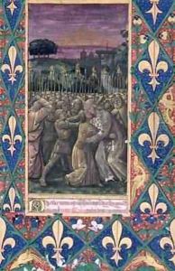 The Kiss of Judas by Jean Colombe