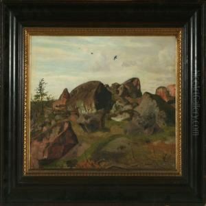 Big Rocks At Rosjo Near Stockholm by Vilhelm Kyhn