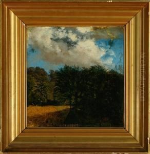 A Danish Forest Scenery by Vilhelm Kyhn