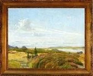 A Danish Moor Landscape by Vilhelm Kyhn