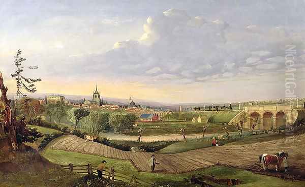 View of Chelmsford from Springfield Hill - view 1