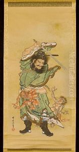 Circa 1882 by Kawanabe Kyosai