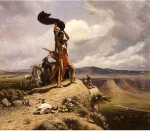 The Buffalo Signal (game In Sight) by William de la Montagne Cary