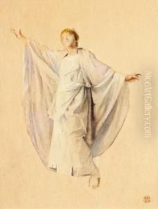 Study For The Gilbert Memorial Window, Bloomingdale Church, New York City by John La Farge