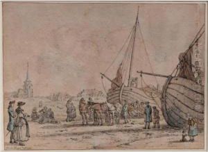 View Of The Beach At Scheveningen