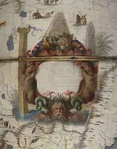Terrestrial globe 4 by Vincenzo Maria Coronelli