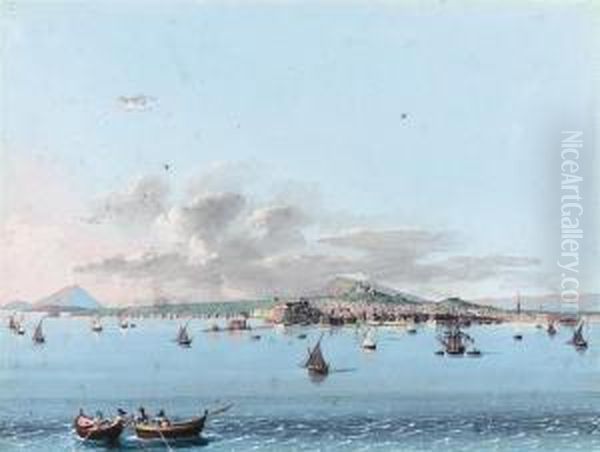 Fishing On The Bay, Portici Beyond - view 1
