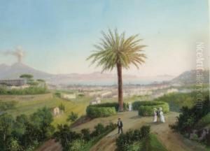 View Of The Bay Of Naples; And A Companion Work
