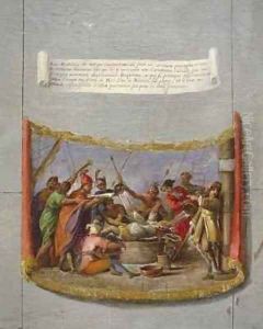 Terrestrial globe 11 by Vincenzo Maria Coronelli