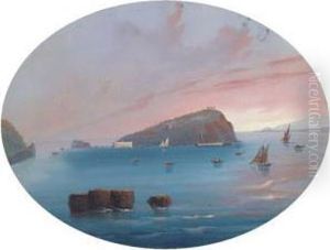 Shipping In The Mediterranean Off Capri (illustrated); And On Theitalian Coast by Gioacchino La Pira
