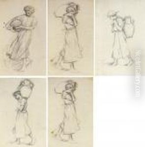 Nine Figure Studies Of A Girl With A Jar Nine Figure Studies Of A Girl With A Jar