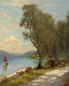 Veronese Shepherdess, Lake Garda