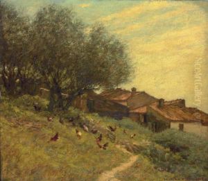 A Hillside Village In Provence A Hillside Village In Provence