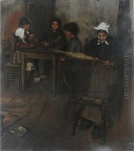Scena Di Interno by Henry Herbert La Thangue