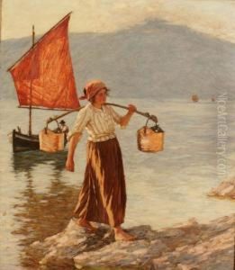 Fetching Water From Lake Garda