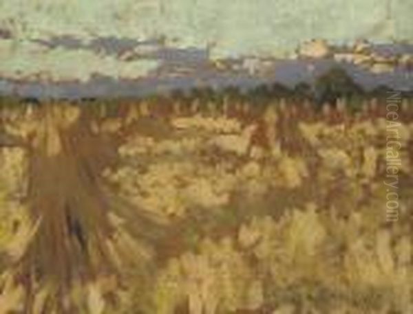 Hay Stacks - view 1