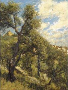 Spring In Provence by Henry Herbert La Thangue