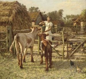A Sussex Farm by Henry Herbert La Thangue