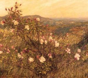 Neglected Roses, Provence by Henry Herbert La Thangue