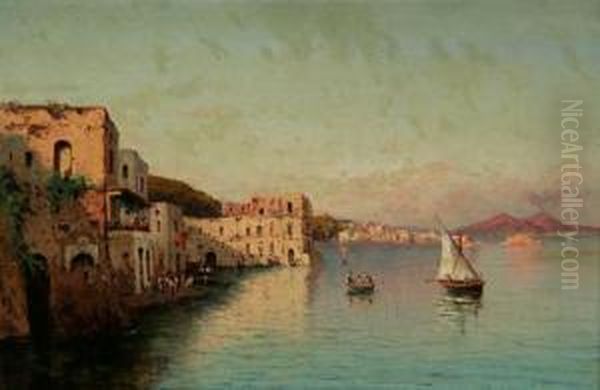 Bay Of Naples With View Of Mt. Vesuvius - view 1