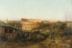 Veduta Del Colosseo Dal Colle Palatino