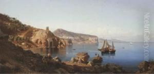 The Sorrentine Coast With A View Of Vico Equense In The Bay Of Naples The Sorrentine Coast With A View Of Vico Equense In The Bay Of Naples