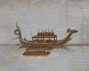 Terrestrial globe 13 by Vincenzo Maria Coronelli