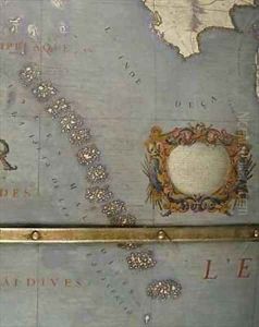 Terrestrial globe 3 by Vincenzo Maria Coronelli