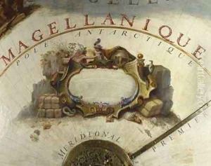 Terrestrial globe 54 by Vincenzo Maria Coronelli