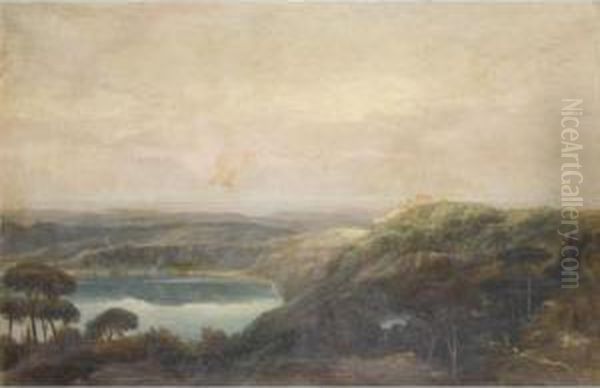 A View Of Lake Nemi, Looking Towards Genzano - view 1