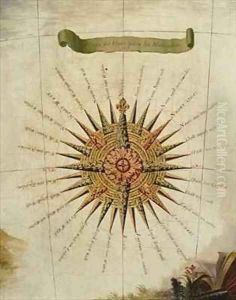 Terrestrial globe 39 by Vincenzo Maria Coronelli