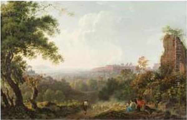 Capriccio Dans La Campagne Romaine - view 1