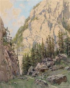 "aus Der Klamm Bei Tragoss" by Fritz Lach