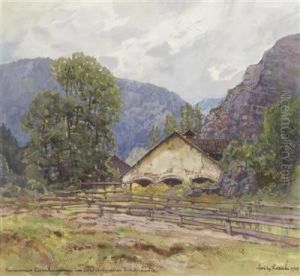 Verlassenereisenhauer Im Schlottergraben Bei Oberwolz by Fritz Lach